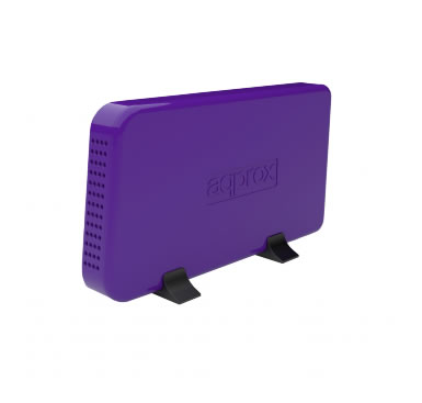 approx appHDD08P Caja Ext35 USB 30 SATA Purpura